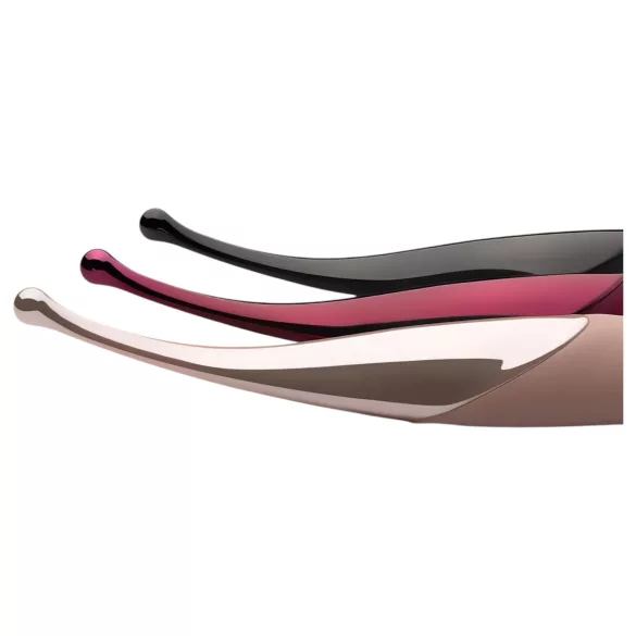 Senzi - vibrador para clítoris recargable impermeable negro