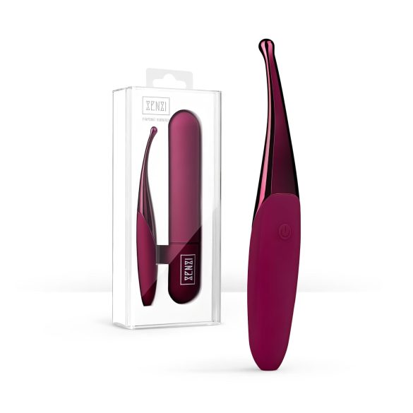 Senzi - Vibrador clitorial recargable e impermeable (rojo)