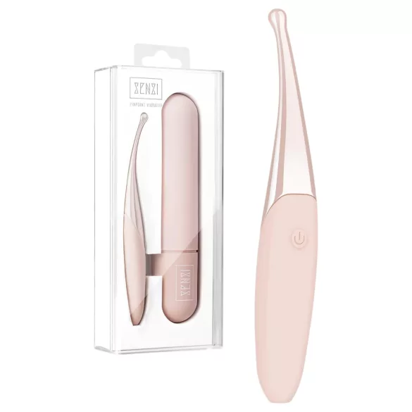 Senzi - vibrador recargable impermeable para clítoris - silicona rosa