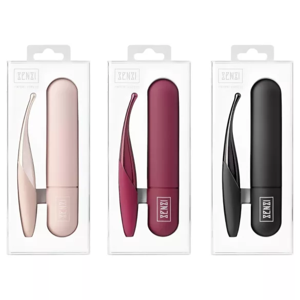Senzi - vibrador recargable impermeable para clítoris - silicona rosa