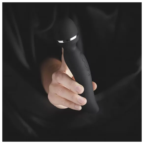 Sway No.4 Wand - vibrador recargable masajeador - silicona negra
