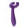 Easytoys Parejas - vibrador resistente al agua recargable (lila)