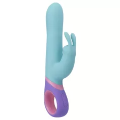   PMV20 Meta Rabbit - vibrador conejo rotativo con estimulador de clítoris - menta