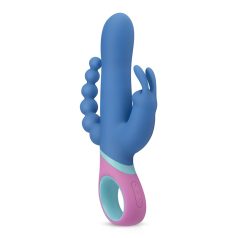 PMV20 Vice Double - vibrador giratorio azul de triple brazo
