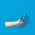 PMV20 Vice Double - Vibrador Giratorio Triple (Azul)