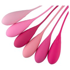 Teazers - set de bolas kegel 6 unidades - silicona rosa