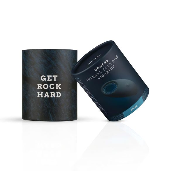 Boners - anillo vibrador recargable impermeable para pene - gris