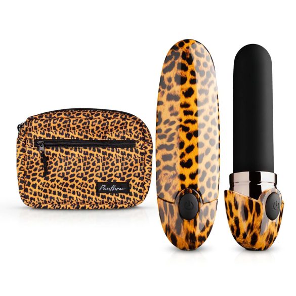 Panthra Asha - vibrador rouge (leopardo-negro)