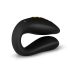 Panthra Zuna - vibrador dual recargable, resistente al agua (leopardo-negro)