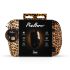Panthra Zuna - vibrador para parejas recargable e impermeable (leopardo-negro)