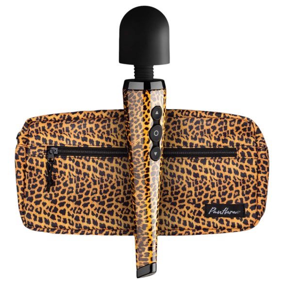 Masajeador vibrador recargable (leopardo-negro)