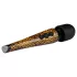 Panthra Shaka Wand - vibrador masajeador recargable - leopardo negro