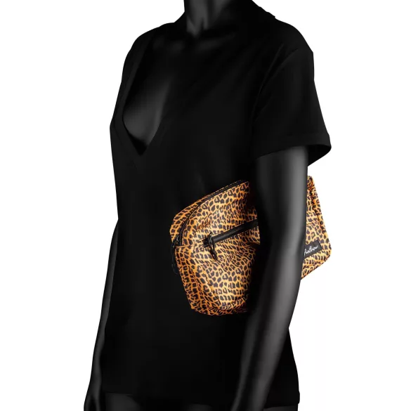 Panthra Shaka Wand - vibrador masajeador recargable - leopardo negro