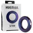 Hueman Saturno - Anillo vibrador recargable e impermeable (púrpura)
