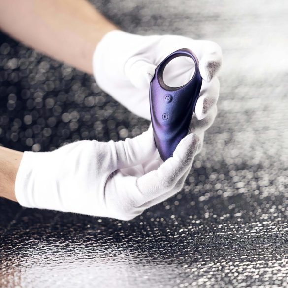 Hueman Neptune - anillo vibrador para pene resistente al agua - silicona lila