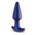 Hueman Meteoroid - vibrador anal rotante con cuentas, control remoto (lila)