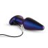 Hueman Meteoroid - vibrador anal rotante con cuentas, control remoto (lila)