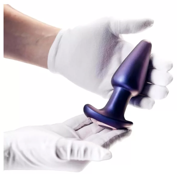 Hueman Meteoroid - vibrador anal rotatorio con esferas - control remoto - lila