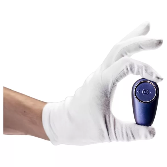 Hueman Meteoroid - vibrador anal rotatorio con esferas - control remoto - lila