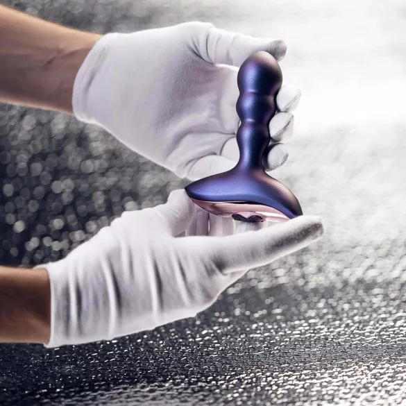 Hueman Interstellar - vibrador anal ondulado (morado)