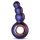 Hueman Outer Space - Vibrador Anal Recargable con Perlas (Morado)