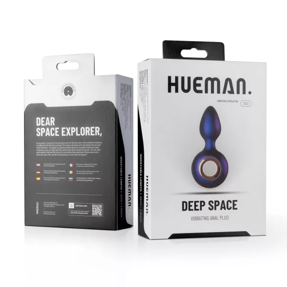 Hueman Deep Space - Vibrador anal recargable - silicona lila