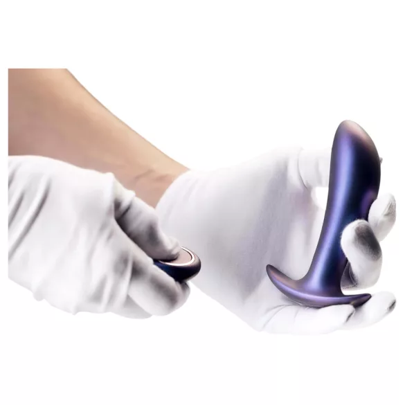 Hueman Uranus - consolador anal vibrador recargable control remoto silicona lila