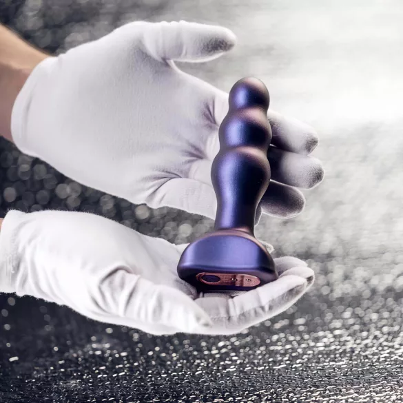 Hueman Space Inveder - vibrador anal recargable e impermeable - silicona lila