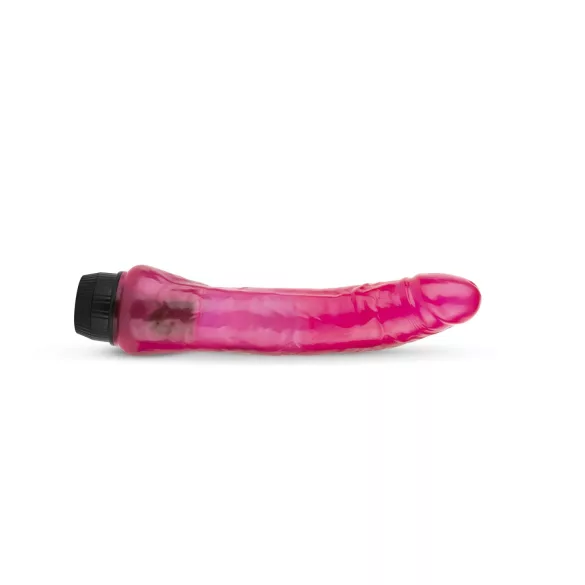 Easytoys Jelly Passion - consolador realista vibrador - silicona rosa