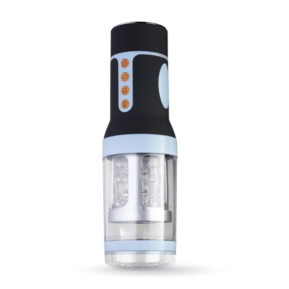 CRUIZR CM04 - Masturbador rotatorio recargable (negro-azul)