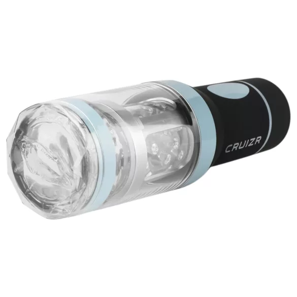 CRUIZR CM04 - masturbador automático rotatorio - silicona negra azul