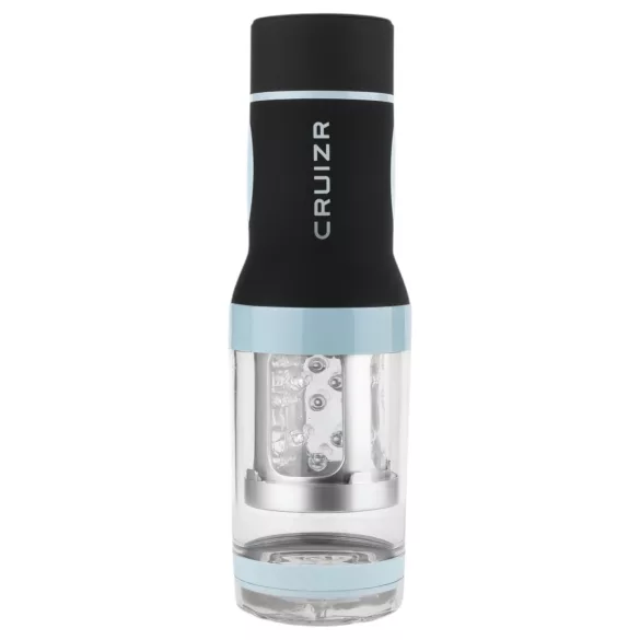CRUIZR CM04 - masturbador automático rotatorio - silicona negra azul