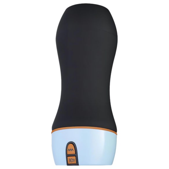 CRUIZR CM06 - masturbador vibrante recargable con sonido (negro-azul)