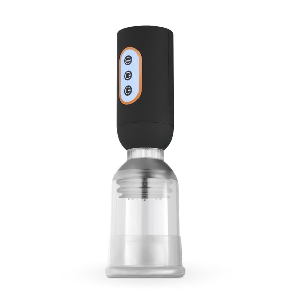 CRUIZR CS07 - bomba de pene vibrante recargable (negro-transparente)