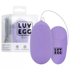   LUV EGG XL - huevo vibrador inalámbrico recargable y portátil (morado)