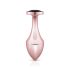 Rosy Gold Plug Anal - plug anal con piedra negra (rosegold)