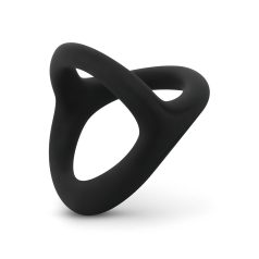  Easytoys Aro Deseo - anillo flexible para pene y testículos (negro)