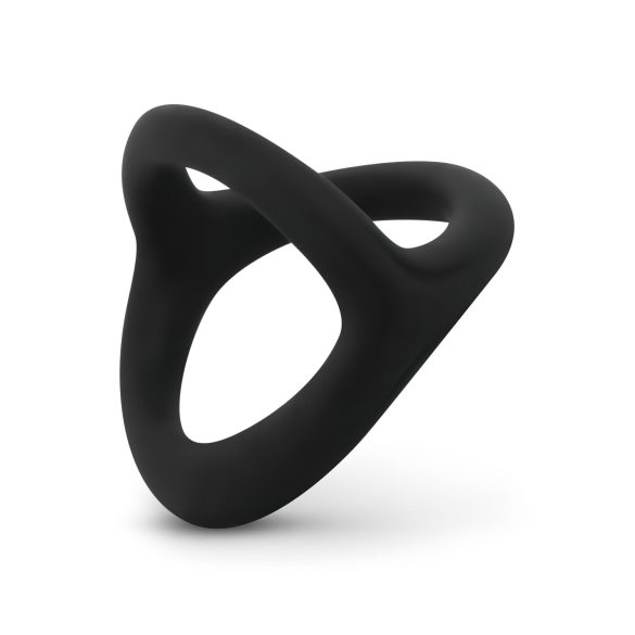 Easytoys Aro Deseo - anillo flexible para pene y testículos (negro)