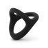 Easytoys Aro Deseo - anillo flexible para pene y testículos (negro)