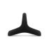 Easytoys Aro Deseo - anillo flexible para pene y testículos (negro)