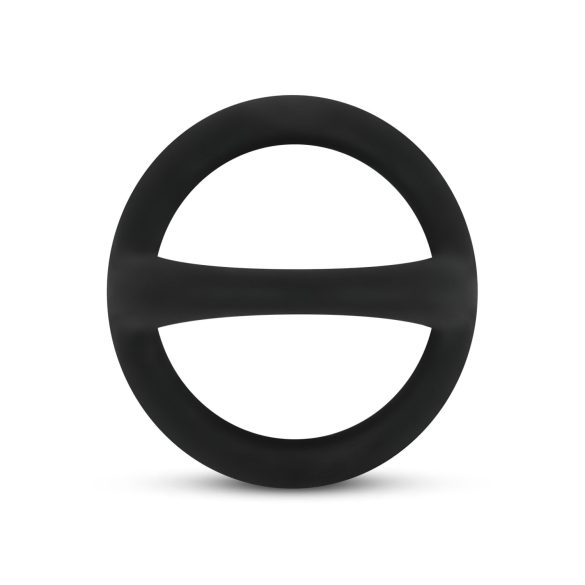 Easytoys Desire Ring - anillo para pene y testículos flexible - silicona negra
