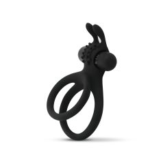   Easytoys Share Ring - anillo vibrador para pene y testículos (negro)