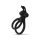 Easytoys Share Ring - Anillo vibrador para pene y testículos (negro)
