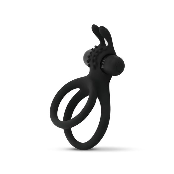 Easytoys Share Ring - anillo vibrador para pene y testículos (negro)