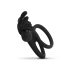 Easytoys Share Ring - anillo vibrador para pene y testículos (negro)