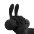 Easytoys Share Ring - Anillo vibrador para pene y testículos (negro)
