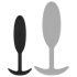 Plug Anal Pequeño Negro - Easytoys Heavy Fulfiller 54g