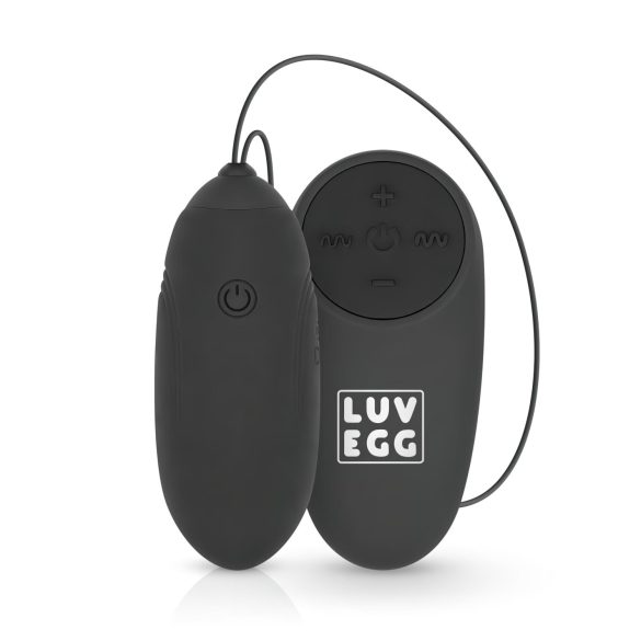 LUV EGG - huevo vibrador recargable por radio (negro)