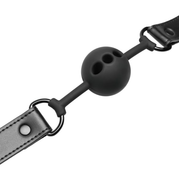 Bedroom Fantasies - mordaza con orificios para respirar - silicona negra