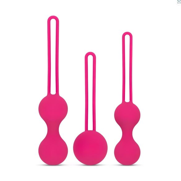 Juego de Bolas de Amor Easytoys - Set de Geisha de 3 Piezas (rosa)